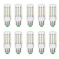 10pcs 10w led maïs gloeilamp 1000lm g9 b22 e12 e14 e26 e27 gu10 69 led smd5730 100w equivalent lamp kroonluchter kaars warm wit 220v 110v Lightinthebox - thumbnail