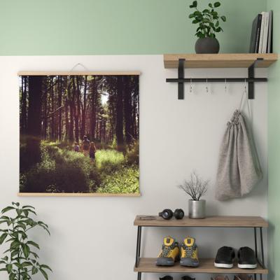 Poster met posterhanger - 75x75 - mat Poster met posterhanger - 75x75 - mat