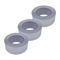 DULA Aluminium Tape - 50mm x 50m - afdichtingstape - hittebestendig - 3 rollen - thumbnail