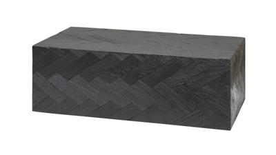 Tower Living Salontafel 'Ziano' Visgraat, 100 x 52cm, kleur zwart