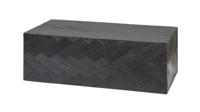 Tower Living Salontafel 'Ziano' Visgraat, 100 x 52cm, kleur zwart