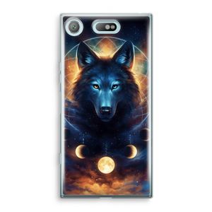 Wolf Dreamcatcher: Sony Xperia XZ1 Compact Transparant Hoesje