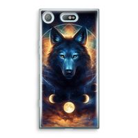 Wolf Dreamcatcher: Sony Xperia XZ1 Compact Transparant Hoesje - thumbnail