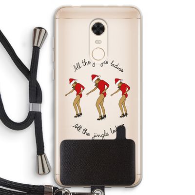 Jingle Ladies: Xiaomi Redmi 5 Transparant Hoesje met koord