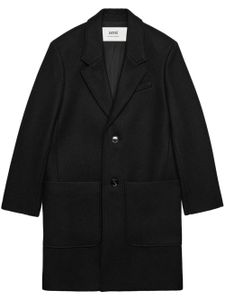 AMI Paris manteau à simple boutonnage - Noir