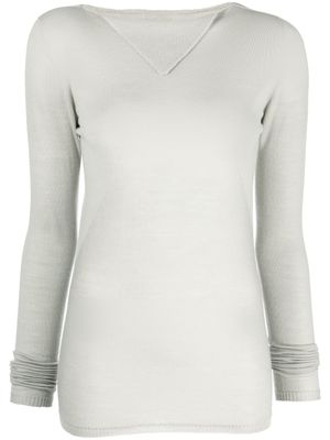 Rick Owens pull Column en maille - Tons neutres