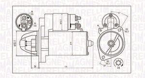 Startmotor / Starter MQS1202