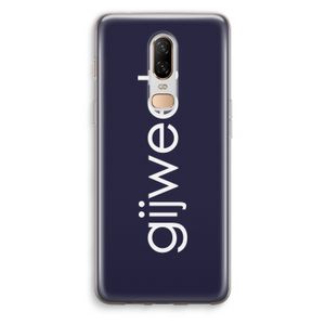 Gijweet: OnePlus 6 Transparant Hoesje