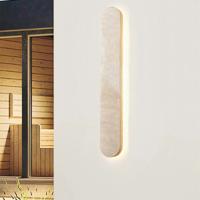 StoneGlow Recta - Moderne Wandlamp van Natuursteen