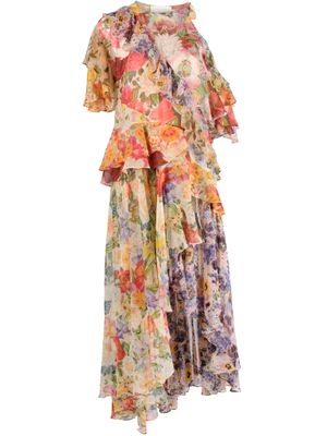 ZIMMERMANN robe Wonderland à fleurs - Tons neutres