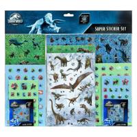 Undercover Jurassic world stickerset, 500st.