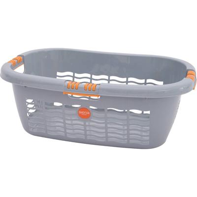 Siena HOME Aversa Siena home wasmand „Aversa” 65 cm zilvergrijs