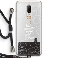 Good stories: OnePlus 6 Transparant Hoesje met koord