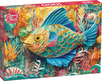 Quilled Fish Puzzel 1000 Stukjes - thumbnail
