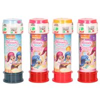 24x Shimmer and Shine bellenblaas flesjes met bal spelletje in dop 60 ml voor kinderen - thumbnail