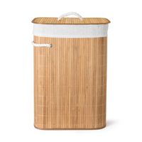 Wasmand bamboe - naturel - 72 liter - thumbnail