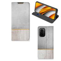 Xiaomi Mi 11i | Poco F3 Book | Wallet Case | Wood Concrete