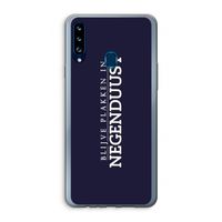 Blijve plakken in Negenduust: Samsung Galaxy A20s Transparant Hoesje