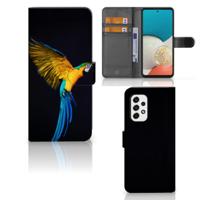 Samsung Galaxy A53 | Telefoonhoesje | Met pasjeshouder | Papegaai