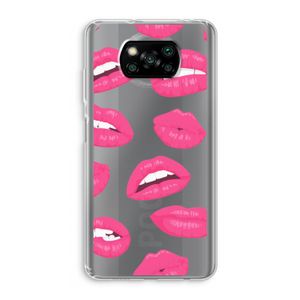 Bite my lip: Xiaomi Poco X3 Pro Transparant Hoesje