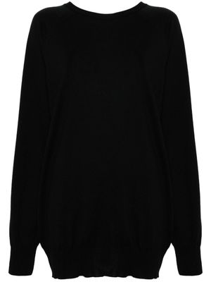 Moschino pull à détail de chaîne - Noir