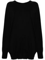 Moschino chain-link padlock-detail jumper - Noir - thumbnail