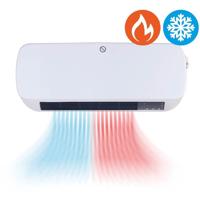 QLT 2-in-1 Koeling & Verwarming met Wandmontage - Timer en Weekschema - Wit