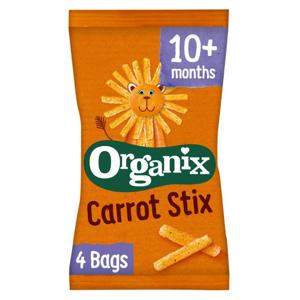 Organix Goodies Mais knabbels met wortel 10+M bio