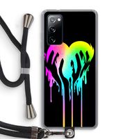 Hold My Heart: Samsung Galaxy S20 FE / S20 FE 5G Transparant Hoesje met koord