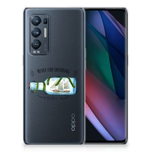 OPPO Find X3 Neo Telefoonhoesje met Naam Boho Bottle