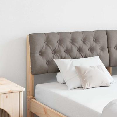 Gestoffeerd hoofdbord Taupe 160 cm Massief grenenhout Gestoffeerd hoofdbord Taupe 160 cm Massief grenenhout