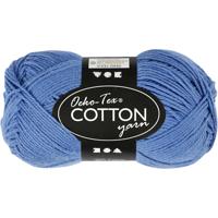 Creativ Company Katoengaren, blauw, 50gr, 170m