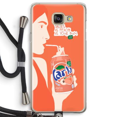 Peach please!: Samsung Galaxy A5 (2016) Transparant Hoesje met koord