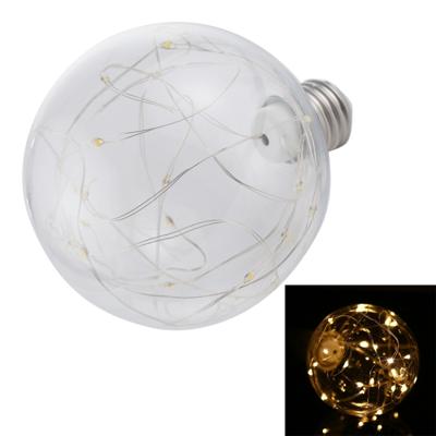 G95 E27 3W 80 LM filament retro Fairy LED string gloeilamp AC 220V (warm wit)