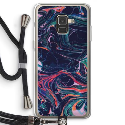 Light Years Beyond: Samsung Galaxy A8 (2018) Transparant Hoesje met koord