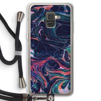 Light Years Beyond: Samsung Galaxy A8 (2018) Transparant Hoesje met koord