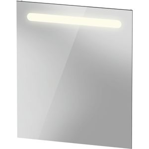 Spiegel Duravit No.1 Met Horizontale LED Verlichting 60x3.5x70cm Mat Wit