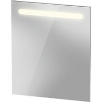 Spiegel Duravit No.1 Met Horizontale LED Verlichting 60x3.5x70cm Mat Wit