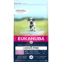 Eukanuba Puppy & Junior L/XL graanvrij zeevis hondenvoer 2 x 12 kg - thumbnail