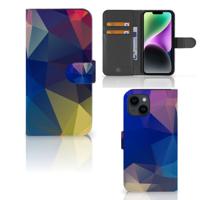 iPhone 15 | Book Case | Polygon Dark