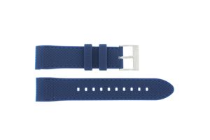 Horlogeband Nautica A21018G / A15103G / NAPSDG004 Silicoon Blauw 22mm