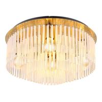 Globo Gouden plafondlampGorley met glas Ø 50cm - 15698D1M