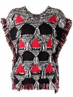 ETRO pull à détail de pompon - Noir ETRO pull à détail de pompon - Noir