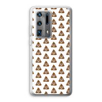 Poop emoji: Huawei P40 Pro Plus Transparant Hoesje