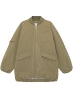 GANNI veste bomber à poches multiples - Vert - thumbnail