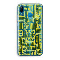 Majorelle Blue Print: Huawei P20 Lite Transparant Hoesje