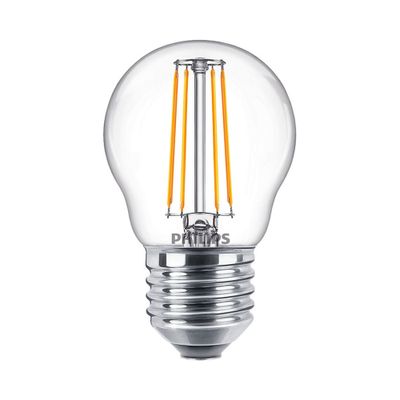 Philips Classic LEDlustre E27 P45 4.5W 827 470lm | Dimbaar - Vervanger voor 40W Philips Classic LEDlustre E27 P45 4.5W 827 470lm | Dimbaar - Vervanger voor 40W