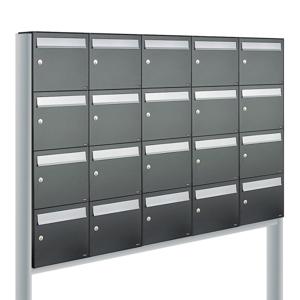 Allux Flow Set 5-Breed, 4-Hoog Op Statief Antraciet - 40040065_5x4s