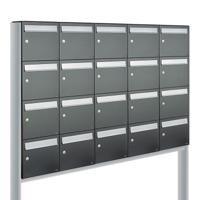 Allux Flow Set 5-Breed, 4-Hoog Op Statief Antraciet - 40040065_5x4s