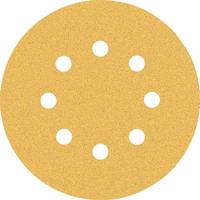 Bosch Accessoires expert c470 schuurpapier voor excenterschuurmachines 125 mm, 8 gaten, k80 50-delig - 1 stuk(s) - 2608900910